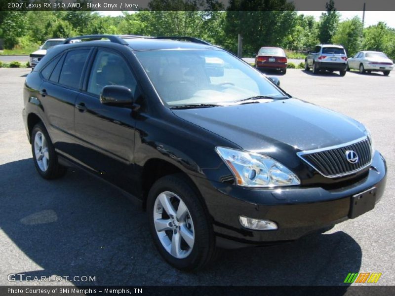 Black Onyx / Ivory 2007 Lexus RX 350 AWD