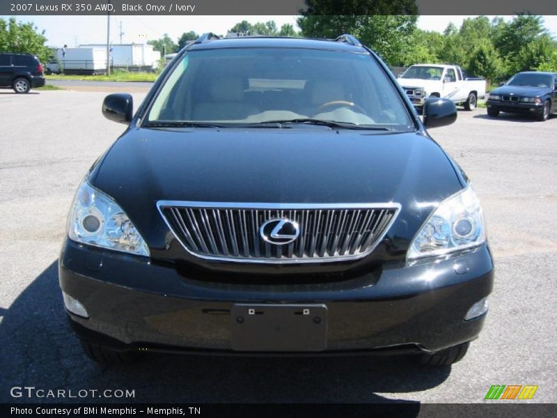 Black Onyx / Ivory 2007 Lexus RX 350 AWD