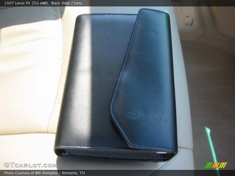 Black Onyx / Ivory 2007 Lexus RX 350 AWD