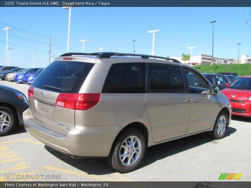 Desert Sand Mica / Taupe 2005 Toyota Sienna XLE AWD