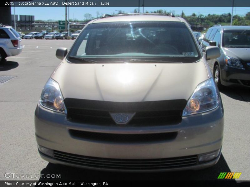 Desert Sand Mica / Taupe 2005 Toyota Sienna XLE AWD