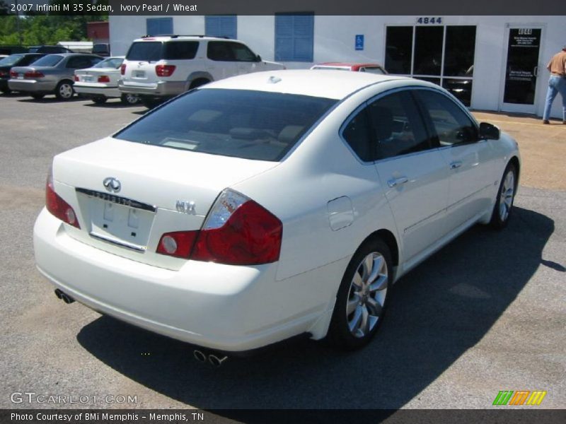 Ivory Pearl / Wheat 2007 Infiniti M 35 Sedan
