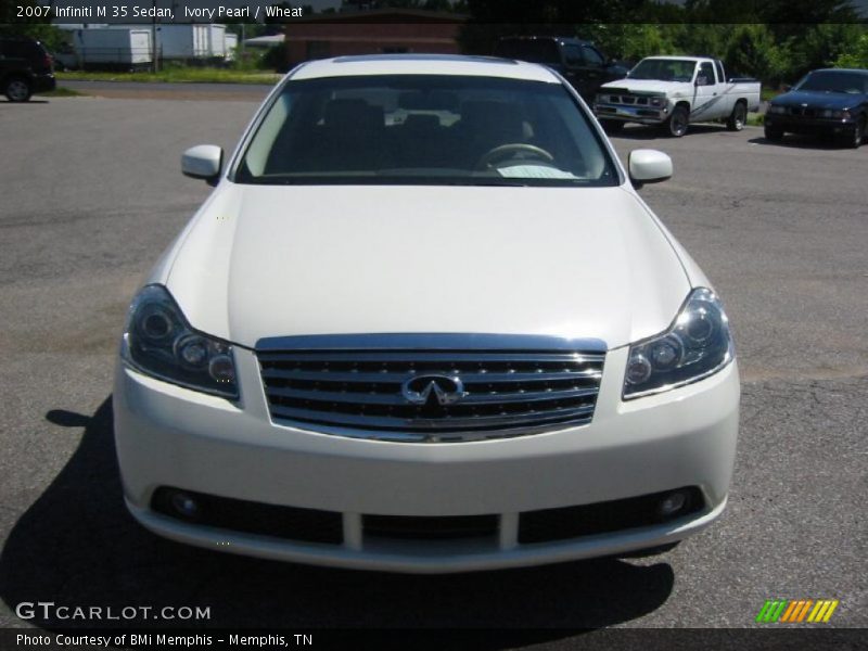 Ivory Pearl / Wheat 2007 Infiniti M 35 Sedan