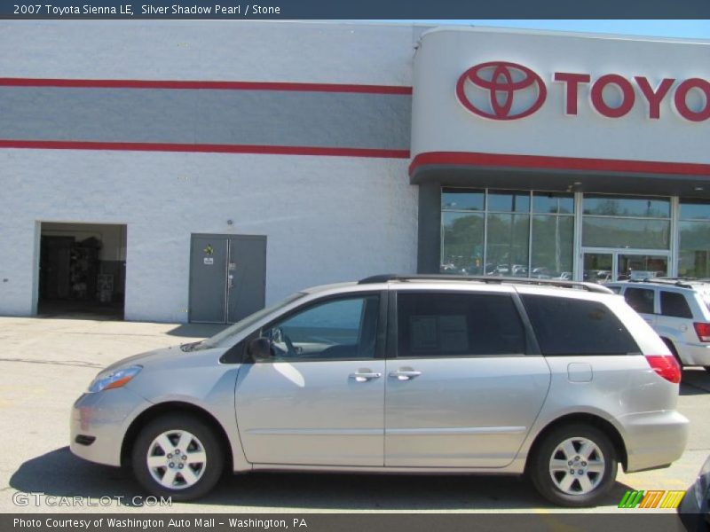 Silver Shadow Pearl / Stone 2007 Toyota Sienna LE