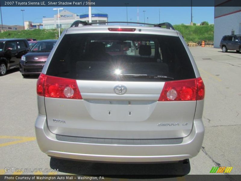 Silver Shadow Pearl / Stone 2007 Toyota Sienna LE
