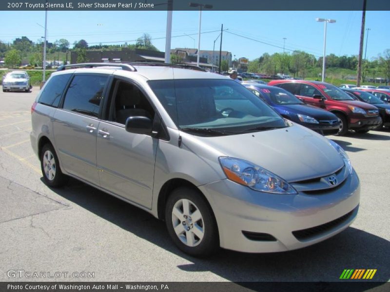 Silver Shadow Pearl / Stone 2007 Toyota Sienna LE