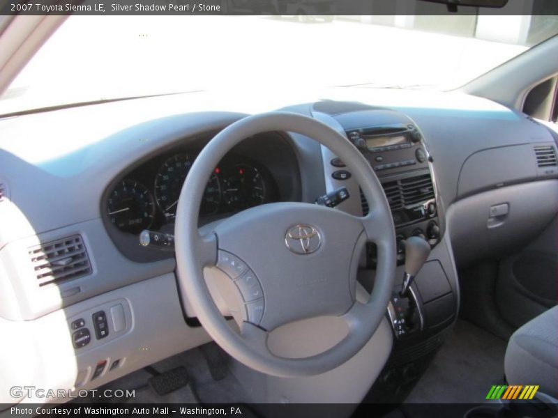 Silver Shadow Pearl / Stone 2007 Toyota Sienna LE