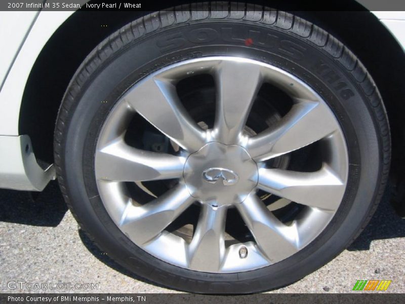 Ivory Pearl / Wheat 2007 Infiniti M 35 Sedan