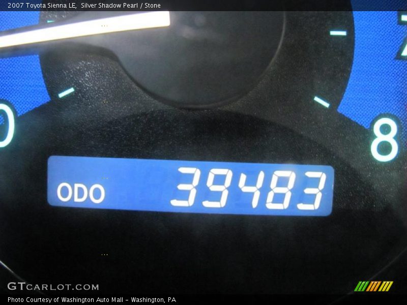 Silver Shadow Pearl / Stone 2007 Toyota Sienna LE