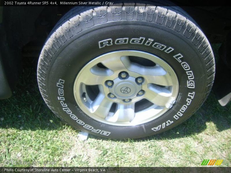 Millennium Silver Metallic / Gray 2002 Toyota 4Runner SR5 4x4