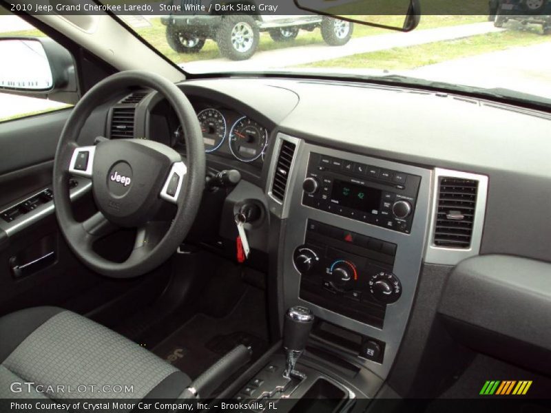 Stone White / Dark Slate Gray 2010 Jeep Grand Cherokee Laredo