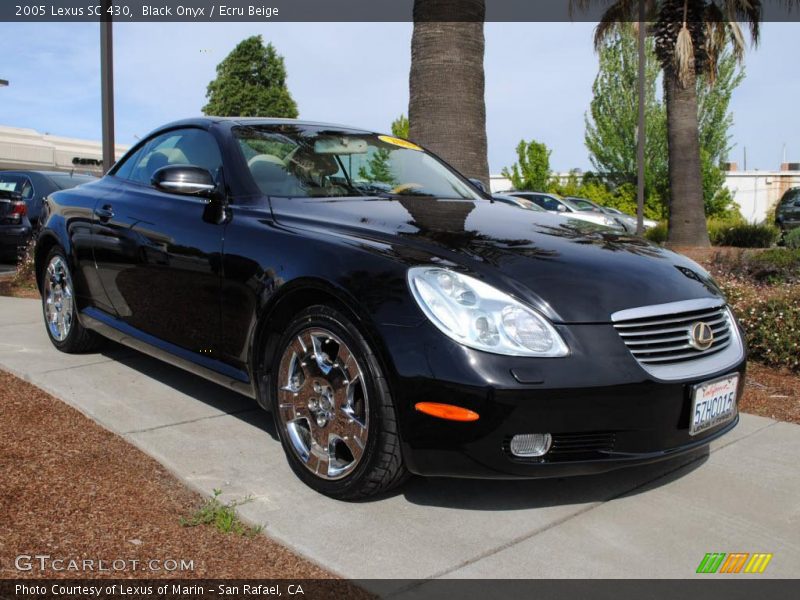 Black Onyx / Ecru Beige 2005 Lexus SC 430