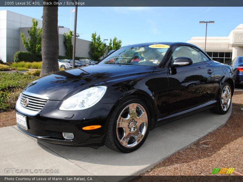 Black Onyx / Ecru Beige 2005 Lexus SC 430