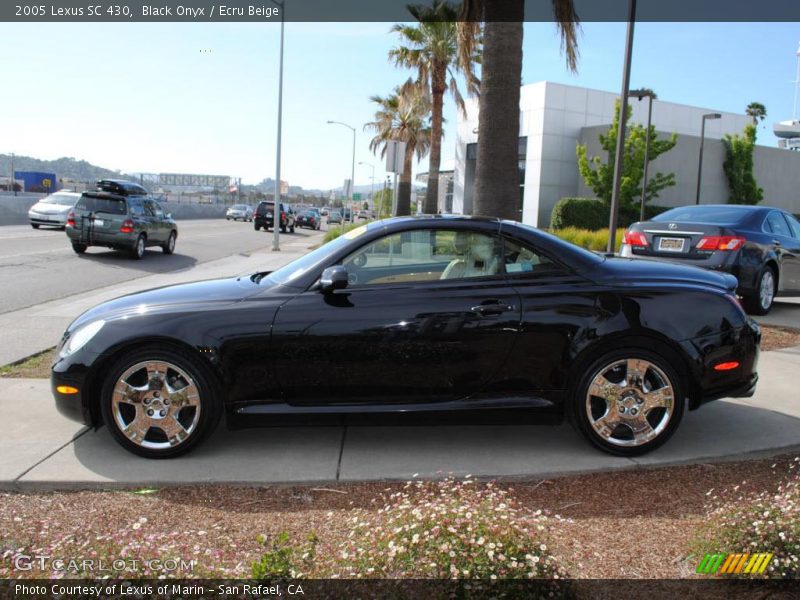 Black Onyx / Ecru Beige 2005 Lexus SC 430