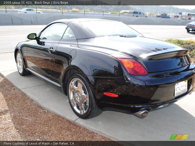 Black Onyx / Ecru Beige 2005 Lexus SC 430