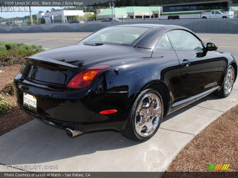 Black Onyx / Ecru Beige 2005 Lexus SC 430