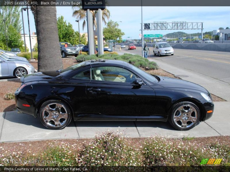 Black Onyx / Ecru Beige 2005 Lexus SC 430