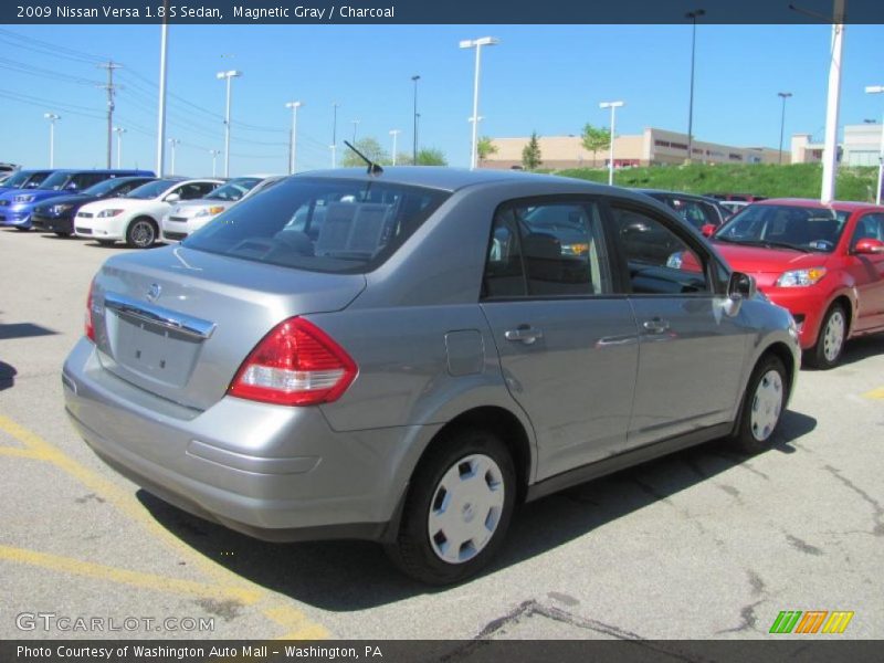 Magnetic Gray / Charcoal 2009 Nissan Versa 1.8 S Sedan