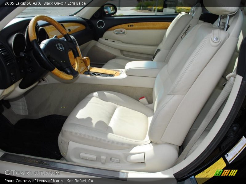 Black Onyx / Ecru Beige 2005 Lexus SC 430