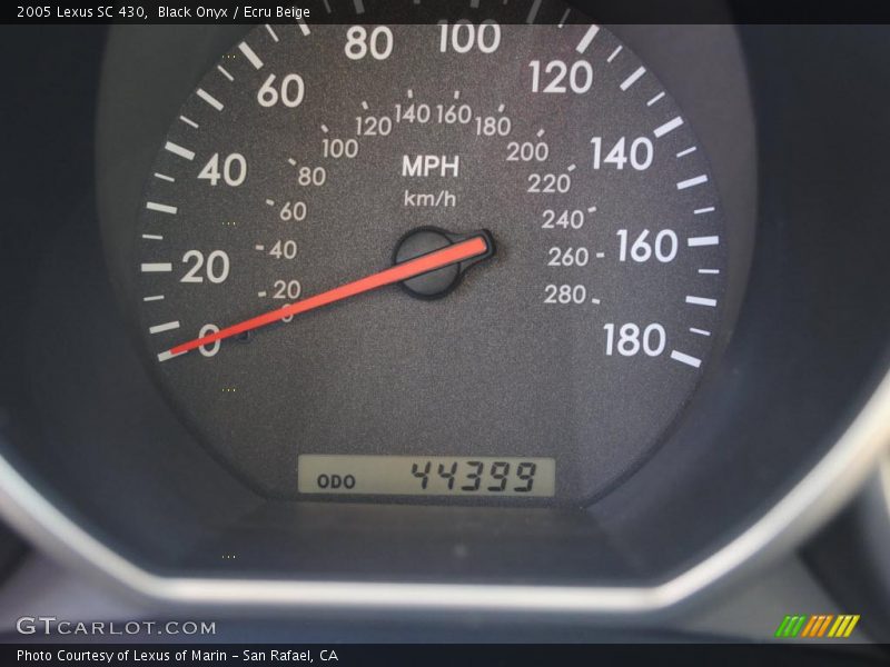 Black Onyx / Ecru Beige 2005 Lexus SC 430