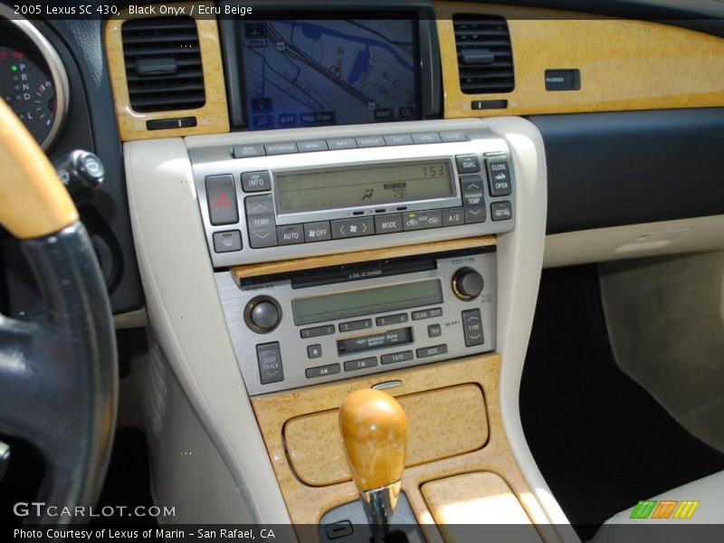 Black Onyx / Ecru Beige 2005 Lexus SC 430