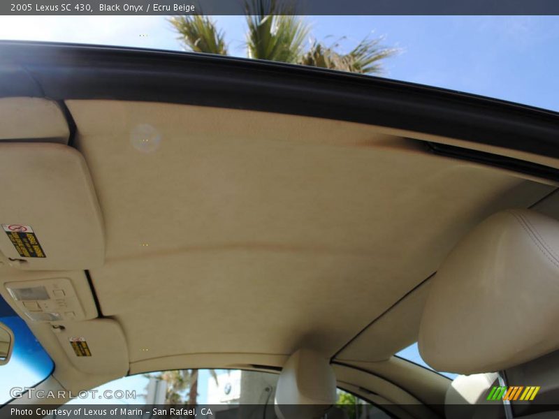Black Onyx / Ecru Beige 2005 Lexus SC 430
