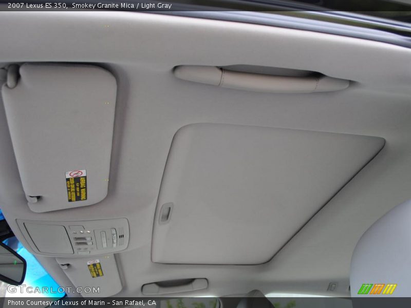 Smokey Granite Mica / Light Gray 2007 Lexus ES 350