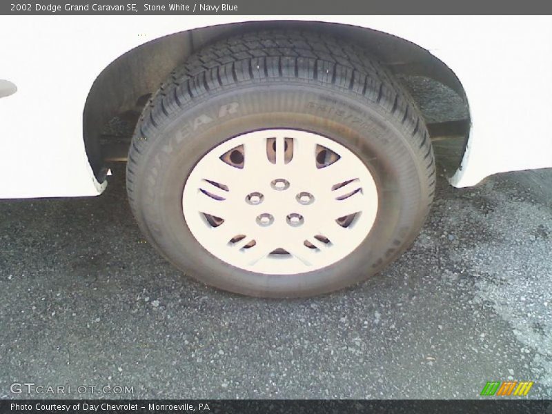 Stone White / Navy Blue 2002 Dodge Grand Caravan SE