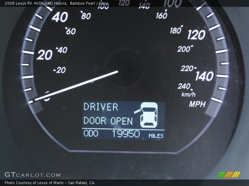 Bamboo Pearl / Ivory 2008 Lexus RX 400h AWD Hybrid