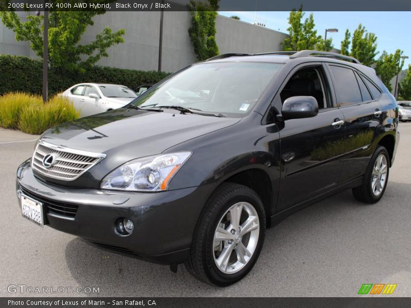 Black Onyx / Black 2008 Lexus RX 400h AWD Hybrid
