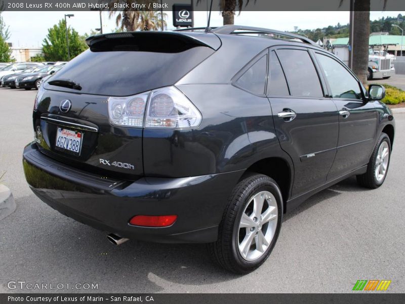 Black Onyx / Black 2008 Lexus RX 400h AWD Hybrid