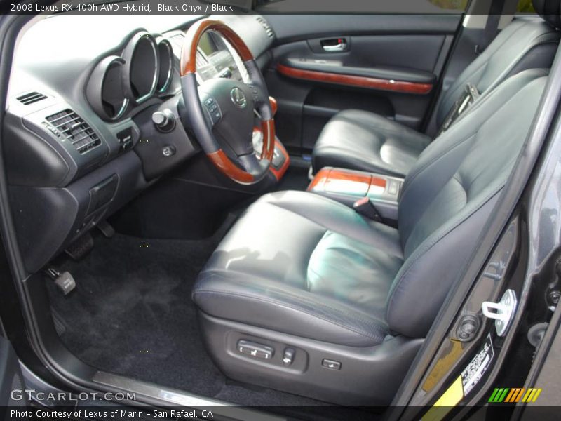 Black Onyx / Black 2008 Lexus RX 400h AWD Hybrid