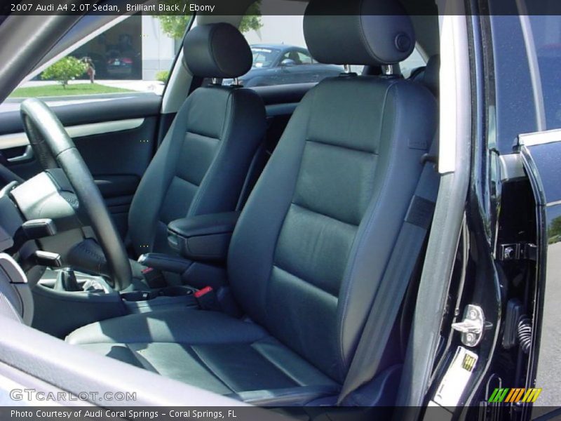 Brilliant Black / Ebony 2007 Audi A4 2.0T Sedan