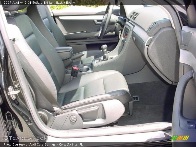 Brilliant Black / Ebony 2007 Audi A4 2.0T Sedan