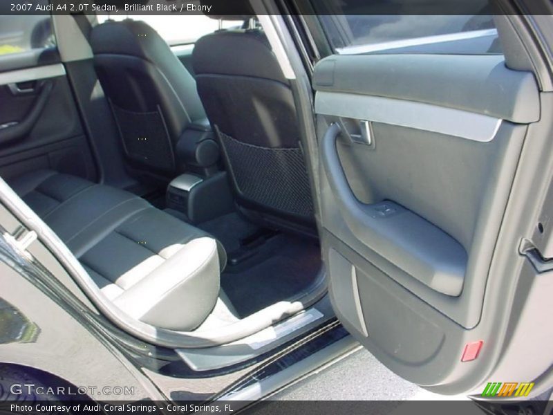 Brilliant Black / Ebony 2007 Audi A4 2.0T Sedan