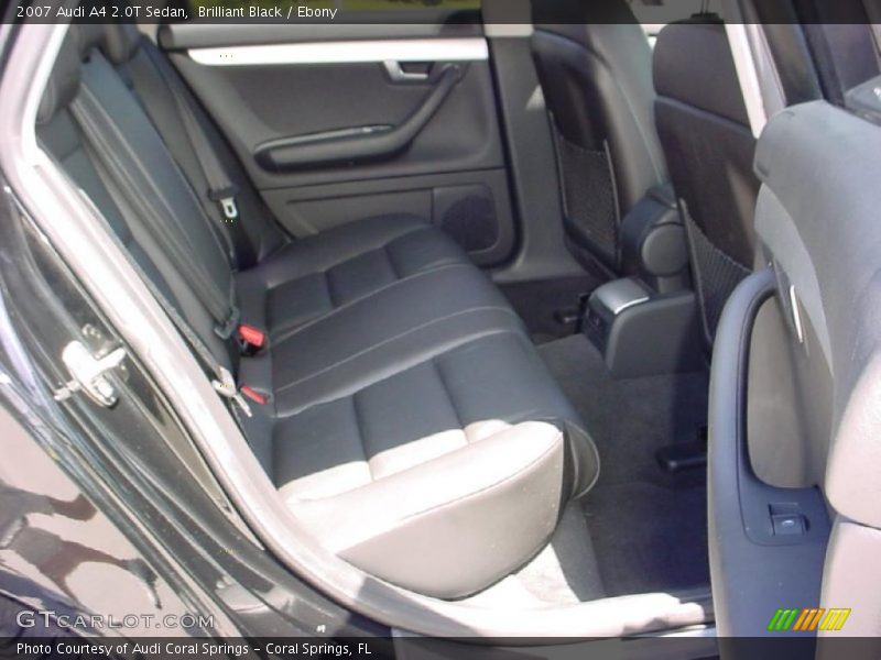 Brilliant Black / Ebony 2007 Audi A4 2.0T Sedan