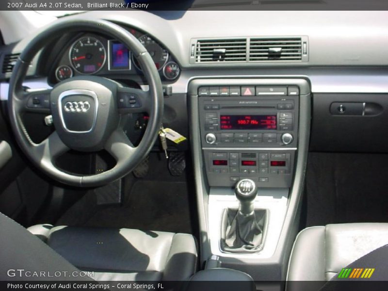 Brilliant Black / Ebony 2007 Audi A4 2.0T Sedan