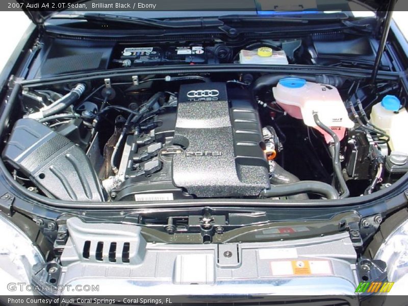 Brilliant Black / Ebony 2007 Audi A4 2.0T Sedan