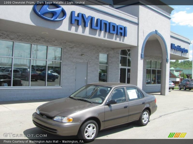 Dark Beige Metallic / Light Neutral 1999 Chevrolet Prizm