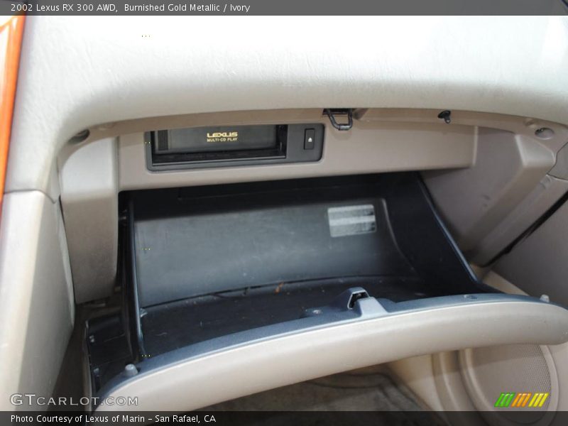 Burnished Gold Metallic / Ivory 2002 Lexus RX 300 AWD