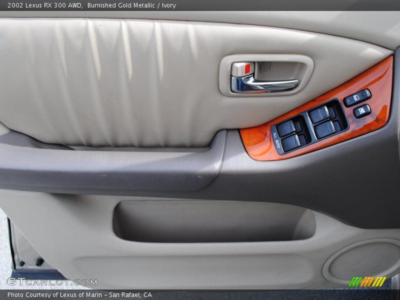 Burnished Gold Metallic / Ivory 2002 Lexus RX 300 AWD