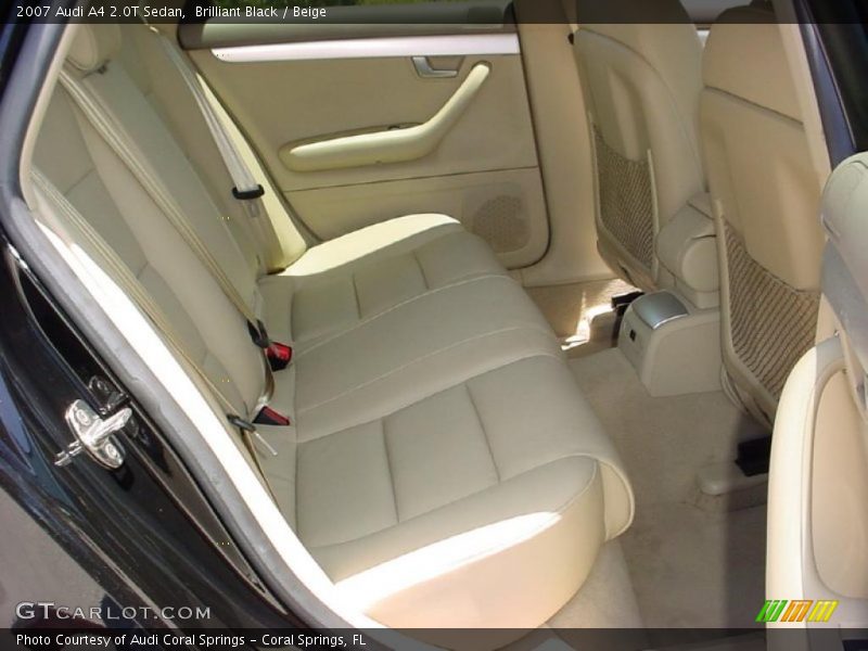 Brilliant Black / Beige 2007 Audi A4 2.0T Sedan