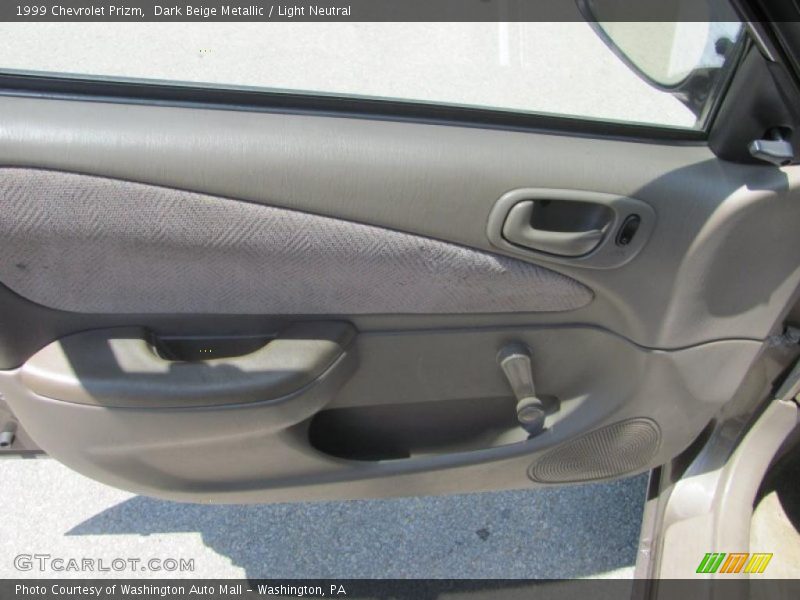 Dark Beige Metallic / Light Neutral 1999 Chevrolet Prizm