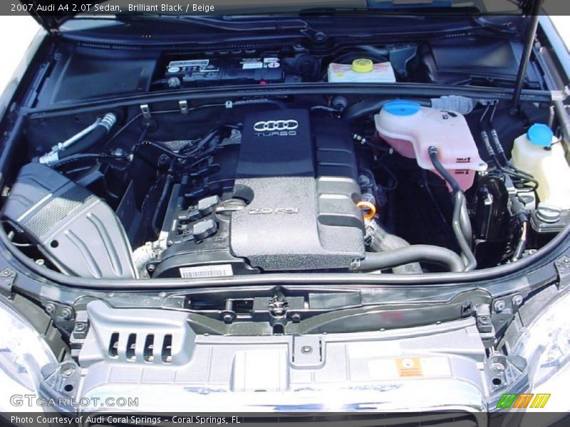 Brilliant Black / Beige 2007 Audi A4 2.0T Sedan