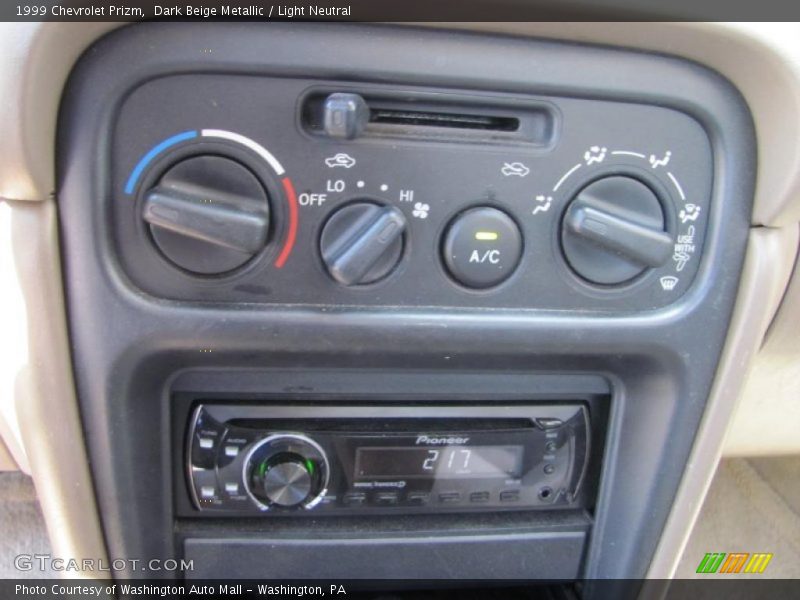 Dark Beige Metallic / Light Neutral 1999 Chevrolet Prizm
