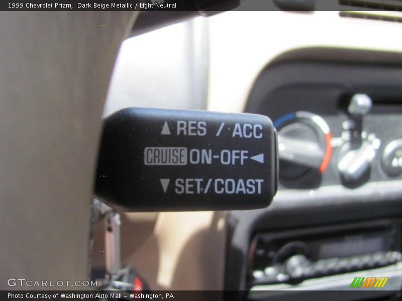 Dark Beige Metallic / Light Neutral 1999 Chevrolet Prizm