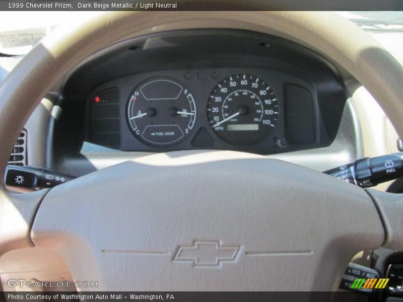 Dark Beige Metallic / Light Neutral 1999 Chevrolet Prizm