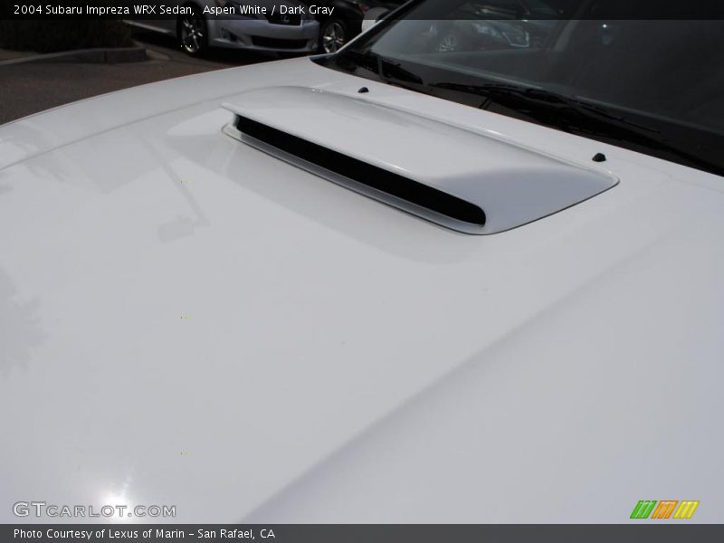 Aspen White / Dark Gray 2004 Subaru Impreza WRX Sedan