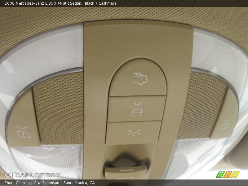 Black / Cashmere 2008 Mercedes-Benz E 350 4Matic Sedan