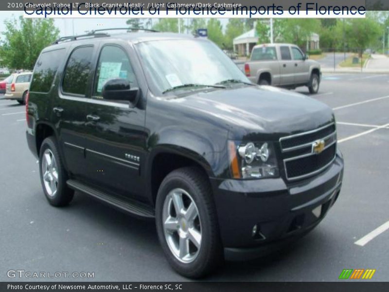 Black Granite Metallic / Light Cashmere/Dark Cashmere 2010 Chevrolet Tahoe LT